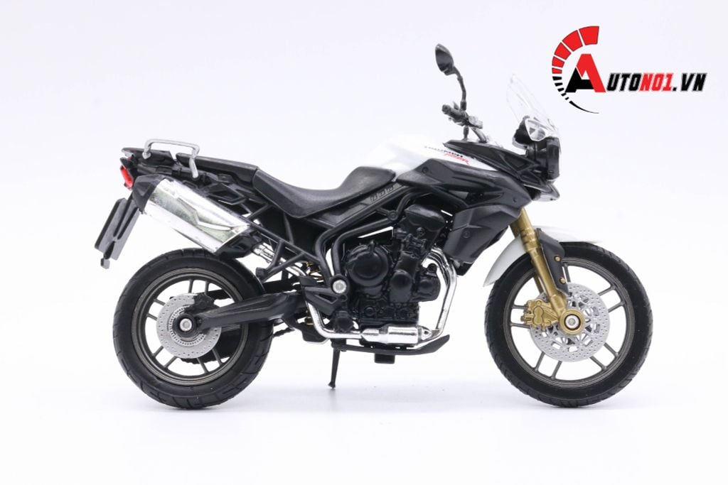 MÔ HÌNH XE MÔ TÔ TRIUMPH TIGER 800 1:18 WELLY 5456