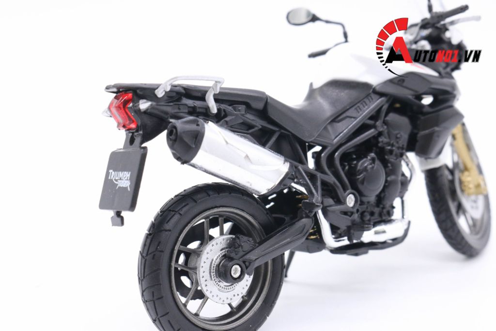 MÔ HÌNH XE MÔ TÔ TRIUMPH TIGER 800 1:18 WELLY 5456