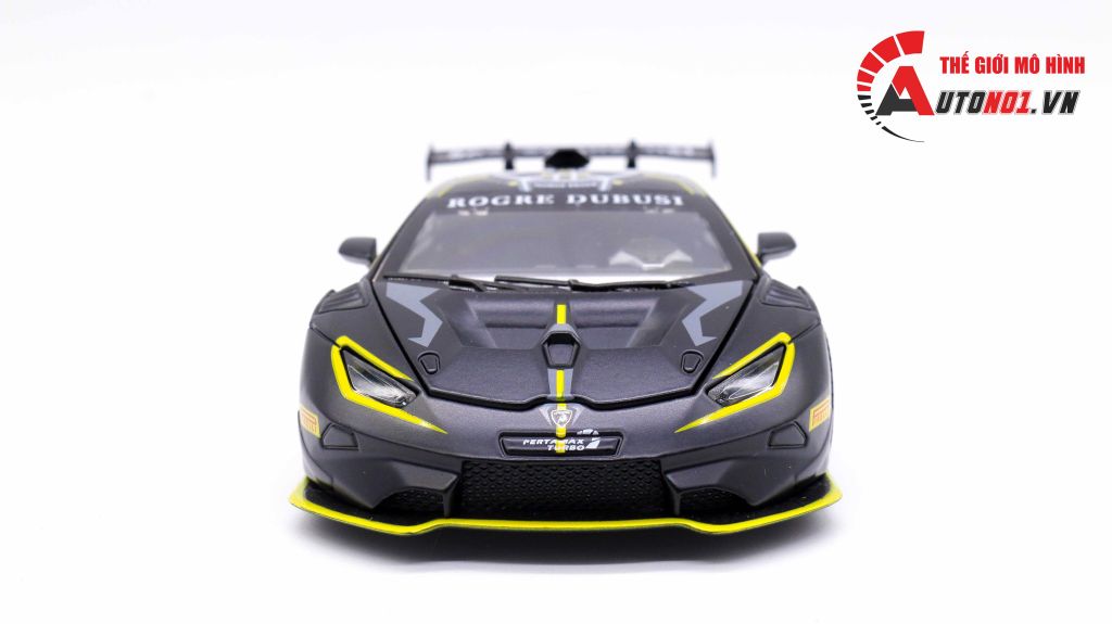 MÔ HÌNH XE LAMBORGHINI HURACAN ST EVO BLACK 1:32 ALLOY 7352