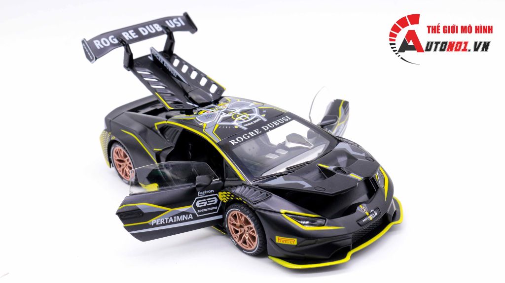 MÔ HÌNH XE LAMBORGHINI HURACAN ST EVO BLACK 1:32 ALLOY 7352