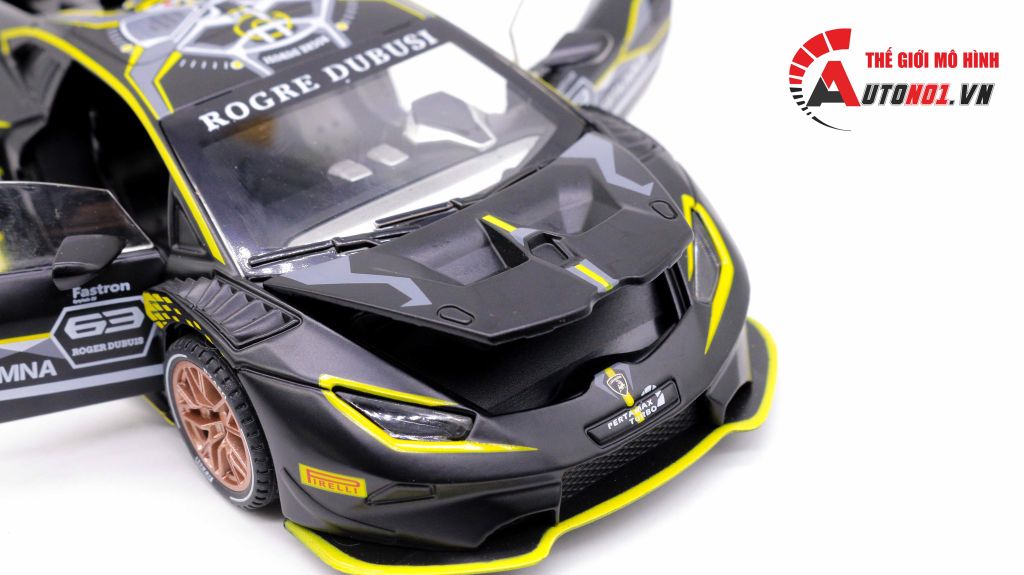 MÔ HÌNH XE LAMBORGHINI HURACAN ST EVO BLACK 1:32 ALLOY 7352