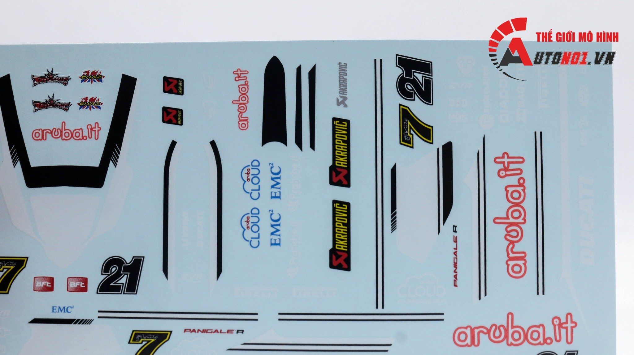  Decal nước Ducati 1199 Panigale 1:12 DC066 