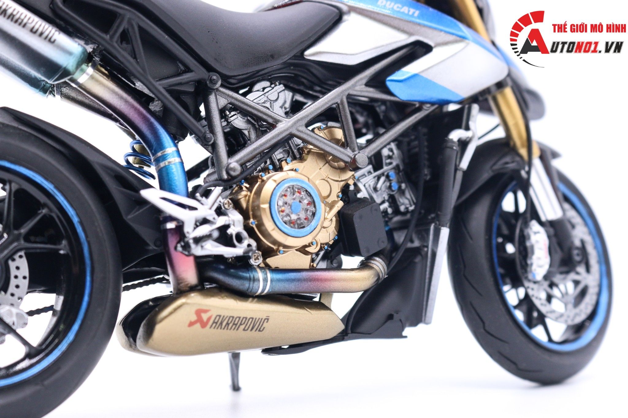  Mô hình xe cao cấp Hypermotard Custom 1:12 Tamiya D021 