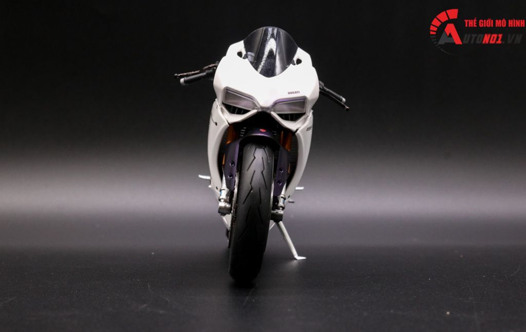 MÔ HÌNH SIÊU XE DUCATI 1199 PANIGALE WHITE PEARL 1:12 TAMIYA D059