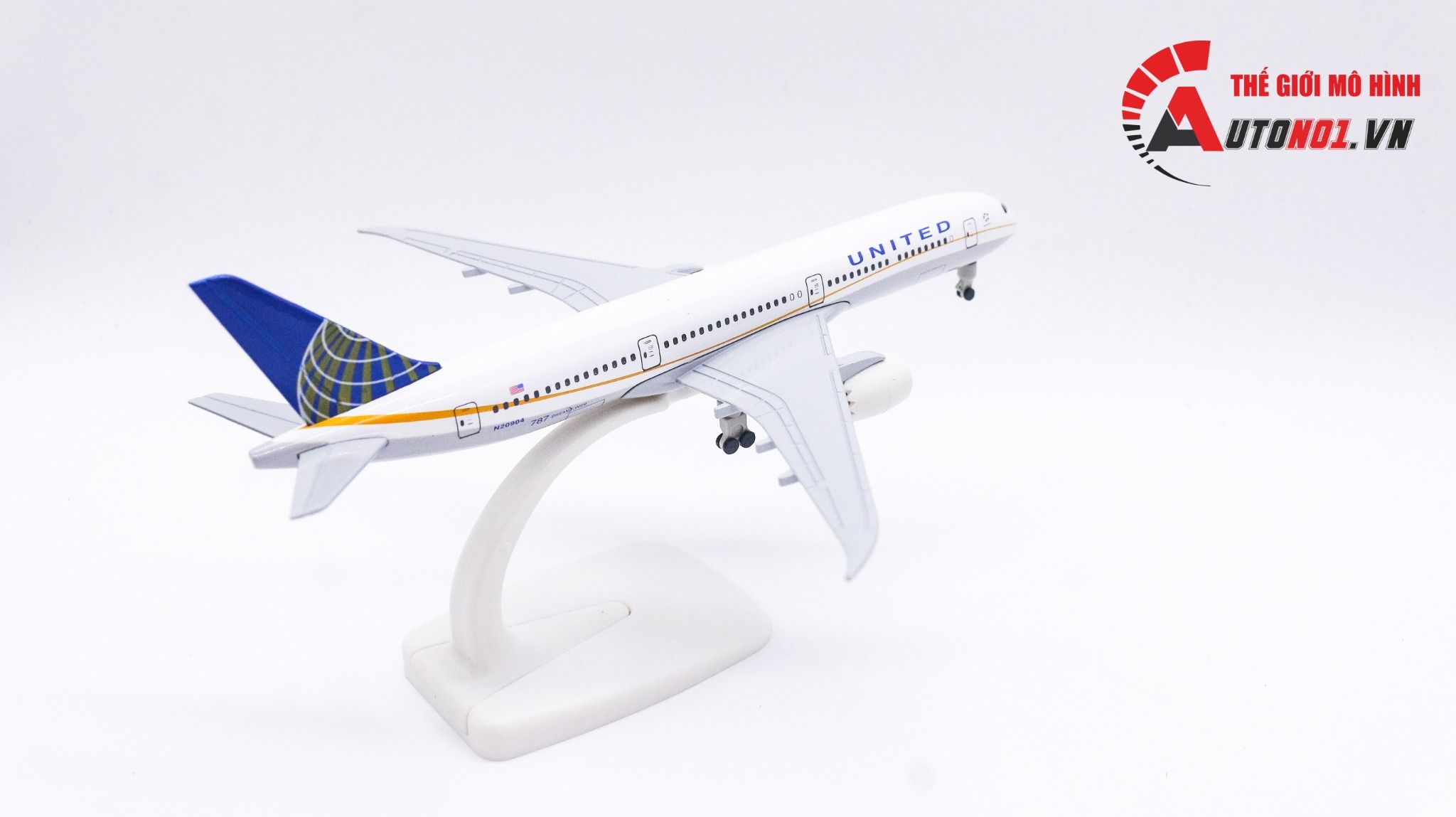  Mô hình máy bay United Boeing B787 20cm MB20035 