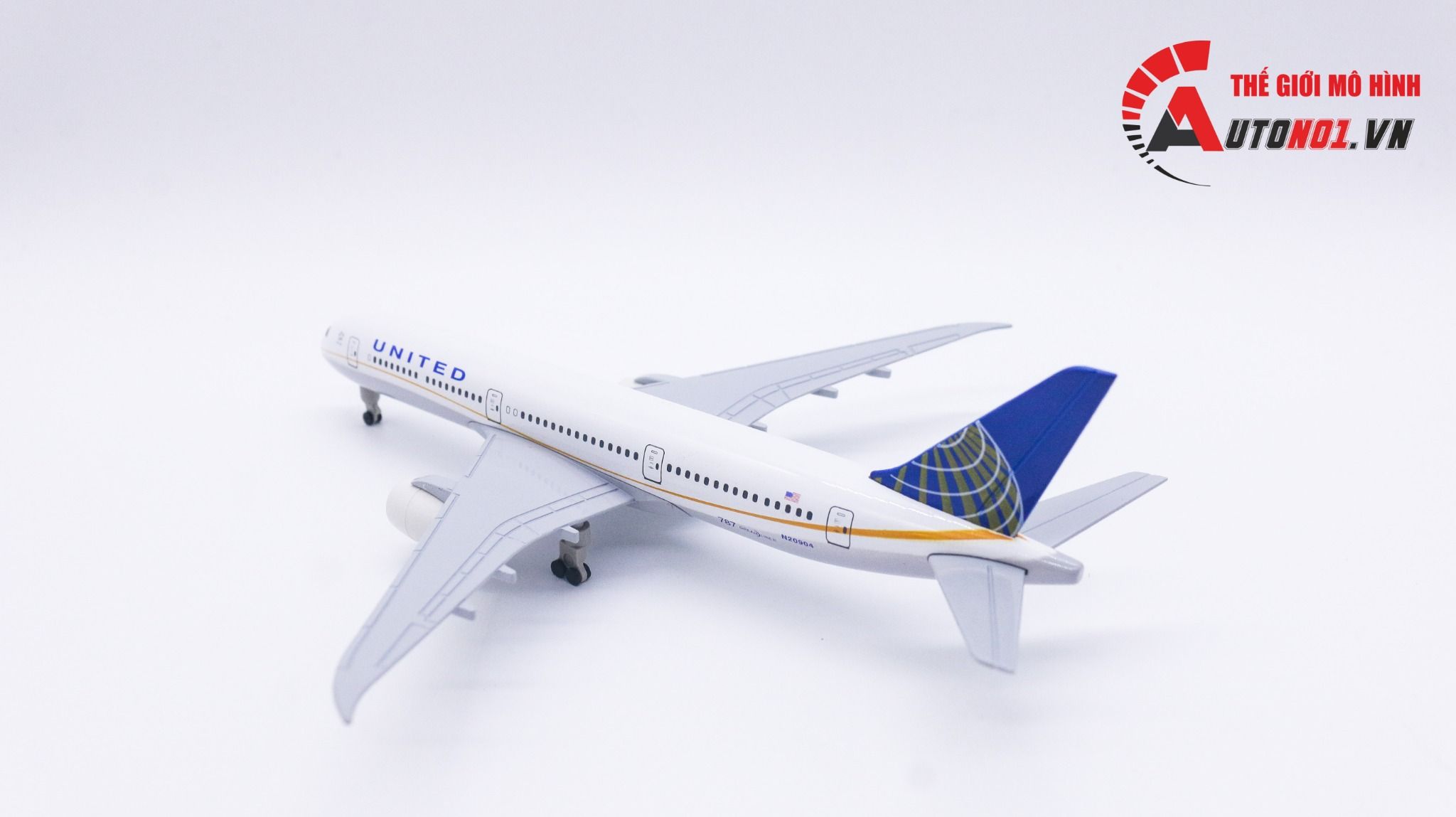 Mô hình máy bay United Boeing B787 20cm MB20035 