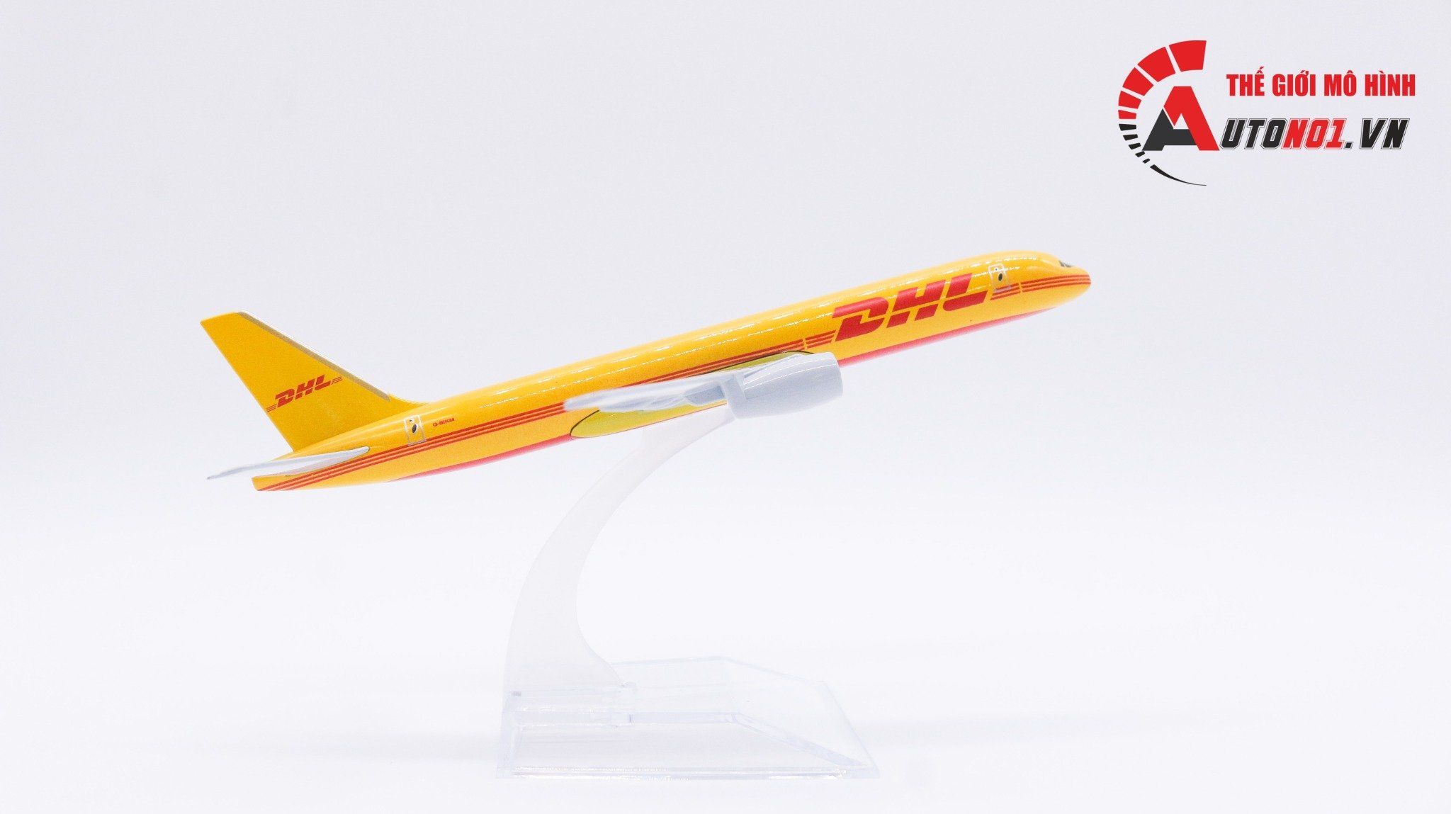  Mô hình máy bay vận chuyển DHL Airlines Boeing B757 16cm MB16037 