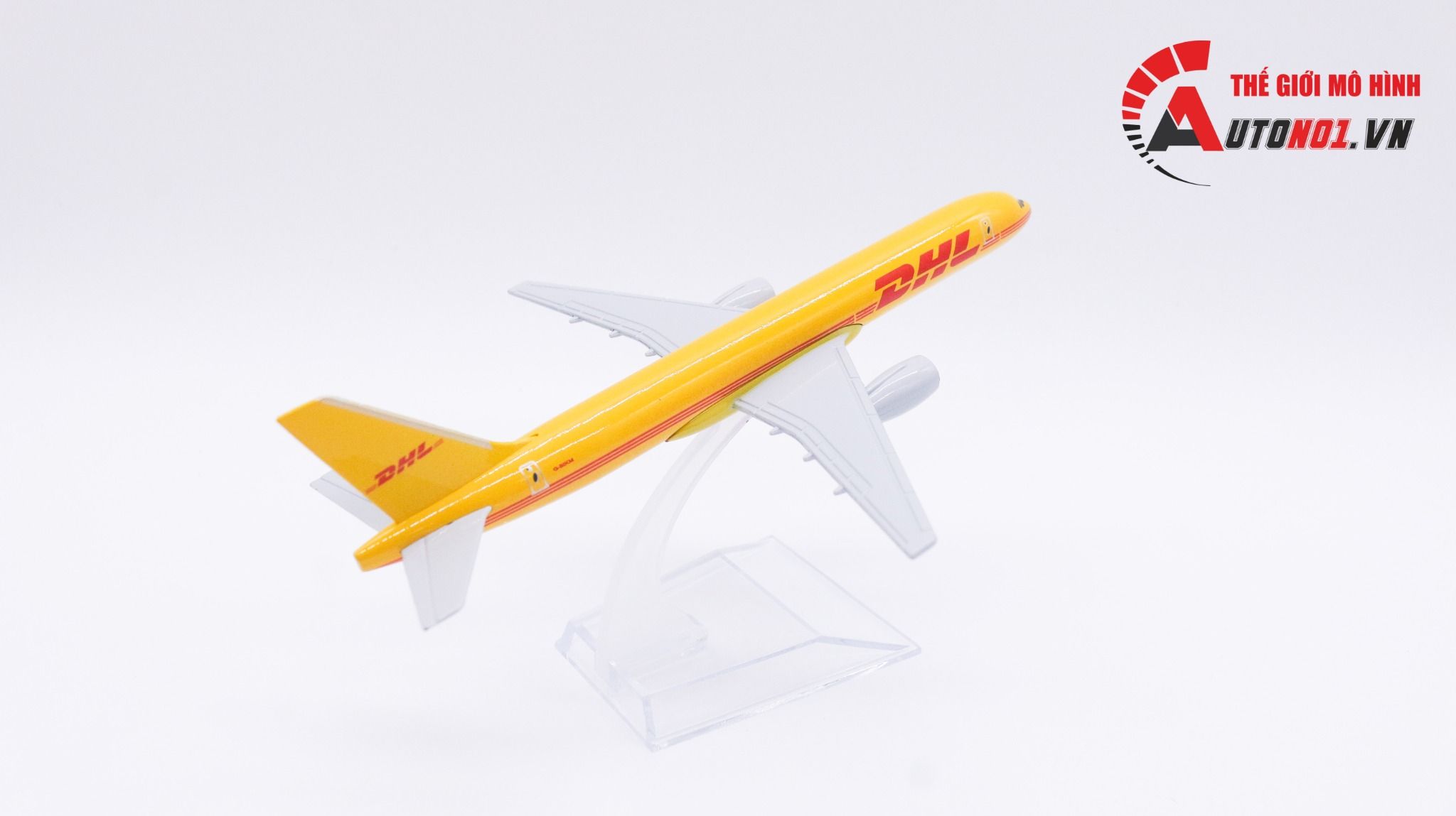  Mô hình máy bay vận chuyển DHL Airlines Boeing B757 16cm MB16037 