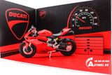  COMBO MÔ HÌNH XE & SHOWROOM TRƯNG BÀY DUCATI 1199 PANIGALE 1:12 MAISTO CB002 