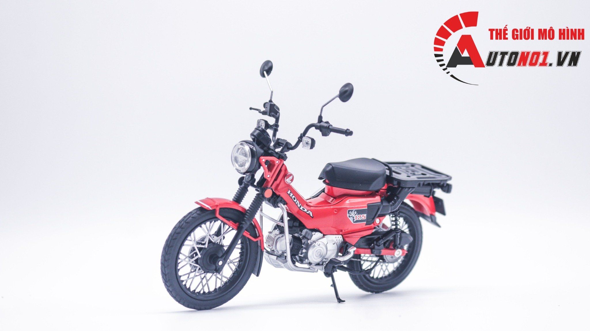  Mô hình xe Honda CT125 Hunter Cub tỉ lệ 1:12 Aoshima MT063 