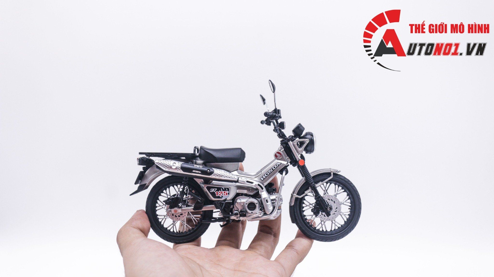  Mô hình xe Honda CT125 Hunter Cub tỉ lệ 1:12 Aoshima MT063 