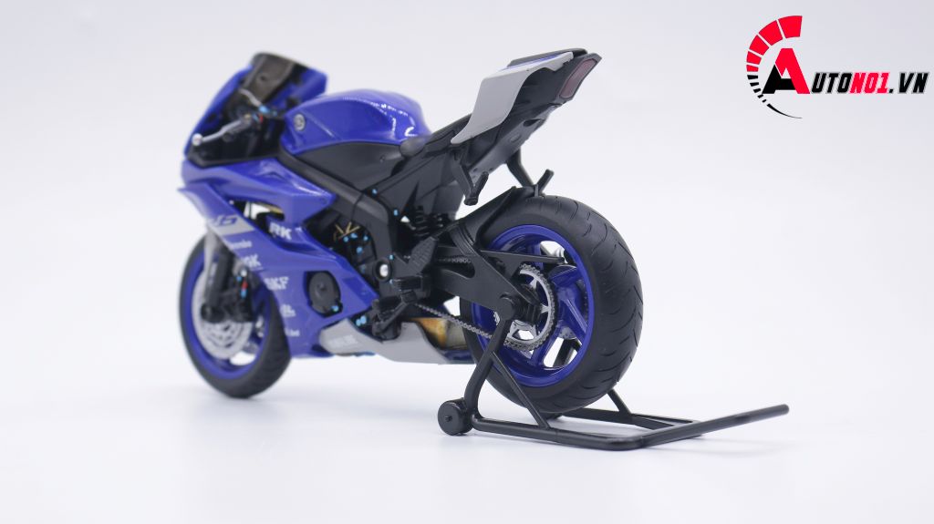 MÔ HÌNH XE YAMAHA R6 BLUE ĐỘ PÔ SC AUTONO1 D159