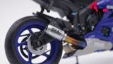  Mô hình xe độ Yamaha R6 Blue Pô Akrapovic 1:12 Autono1 Welly D207E 