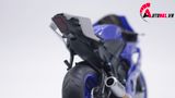  Mô hình xe độ Yamaha R6 Blue Pô Akrapovic 1:12 Autono1 Welly D207E 