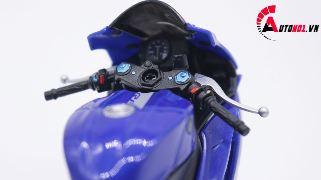 MÔ HÌNH XE YAMAHA R6 BLUE ĐỘ PÔ SC AUTONO1 D159