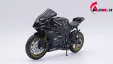  Mô hình xe độ Yamaha R6 Black Mâm - Pô Kim Loại 1:12 Autono1 Welly D207F 