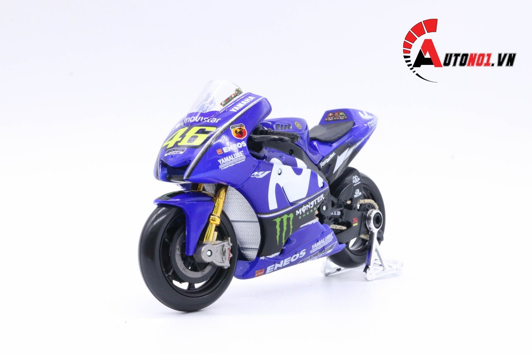  Mô hình xe mô tô GP Yamaha factory racing 2018 1:18 Maisto 5817A 