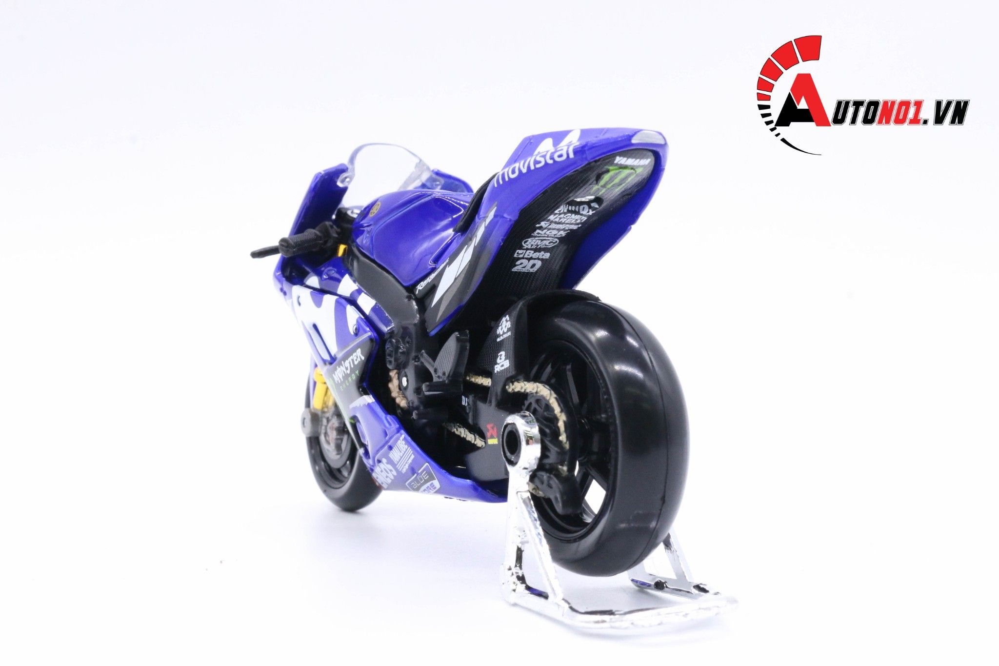  Mô hình xe mô tô GP Yamaha factory racing 2018 1:18 Maisto 5817A 