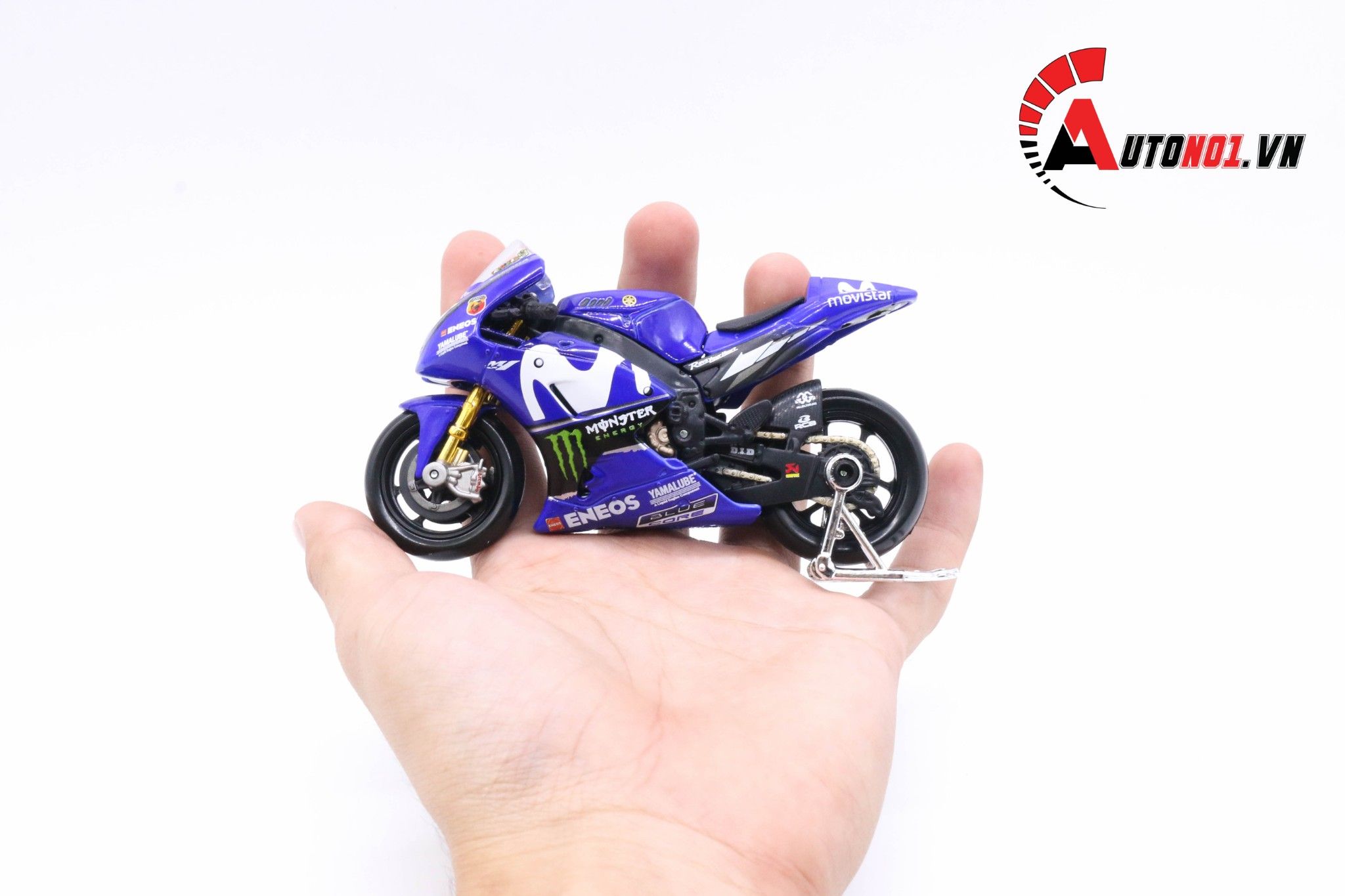  Mô hình xe mô tô GP Yamaha factory racing 2018 1:18 Maisto 5817A 