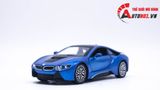  Mô hình xe Bmw I8 full open tỉ lệ 1:32 Jiaye Model OT347 