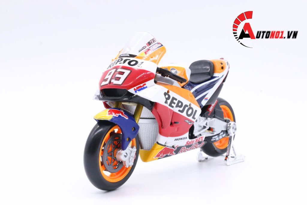 MÔ HÌNH XE MOTO GP HONDA RC213V REPSOL 2018 MARC MARQUEZ NO.93 1:18 MAISTO 5815