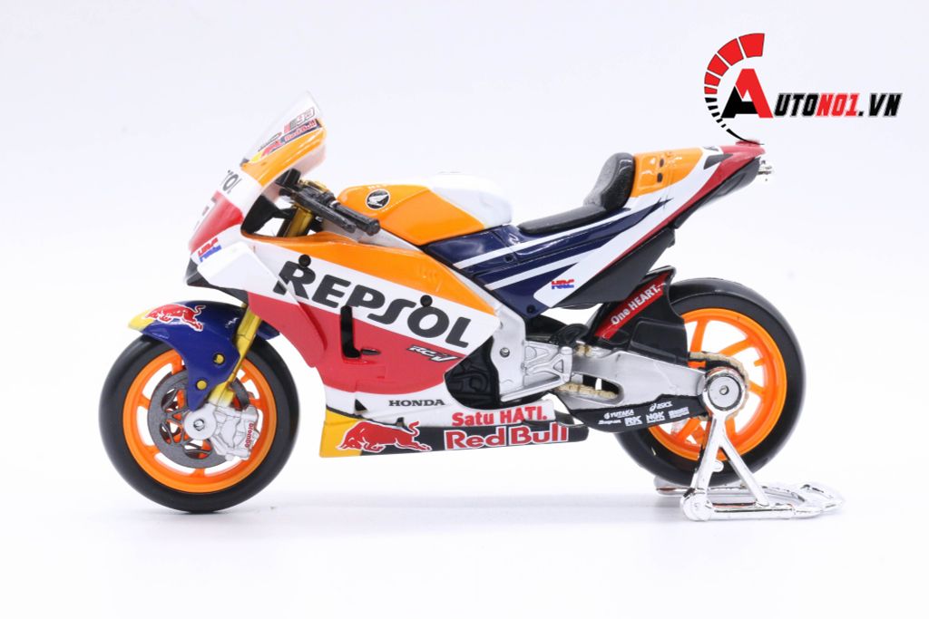 MÔ HÌNH XE MOTO GP HONDA RC213V REPSOL 2018 MARC MARQUEZ NO.93 1:18 MAISTO 5815