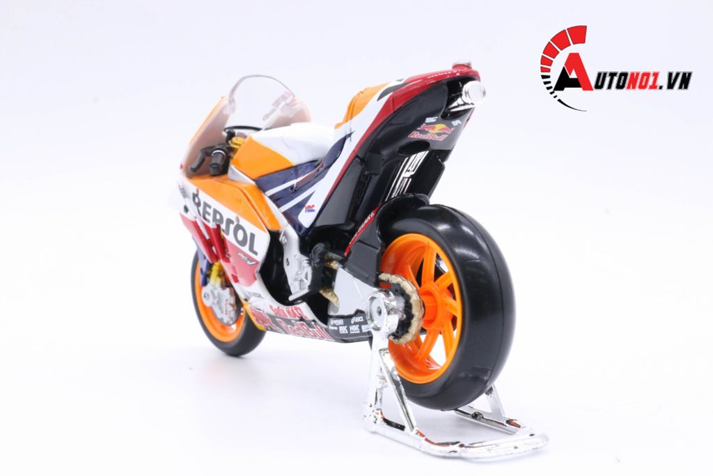 MÔ HÌNH XE MOTO GP HONDA RC213V REPSOL 2018 MARC MARQUEZ NO.93 1:18 MAISTO 5815