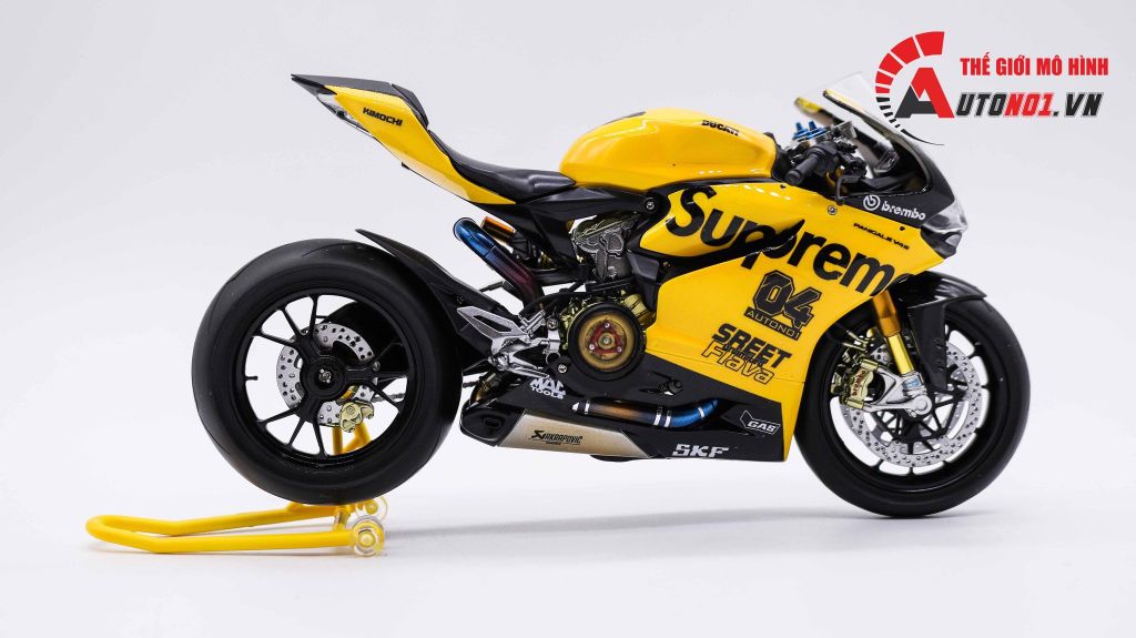 MÔ HÌNH XE ĐỘ DUCATI V4S SUPREME YELLOW TỈ LỆ 1:12 TAMIYA D126