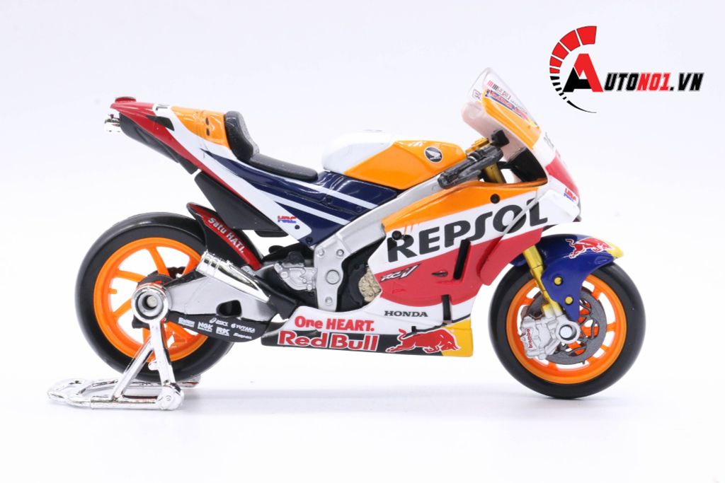 MÔ HÌNH XE MOTO GP HONDA RC213V REPSOL 2018 MARC MARQUEZ NO.93 1:18 MAISTO 5815