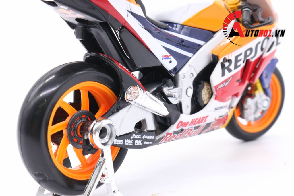 MÔ HÌNH XE MOTO GP HONDA RC213V REPSOL 2018 MARC MARQUEZ NO.93 1:18 MAISTO 5815