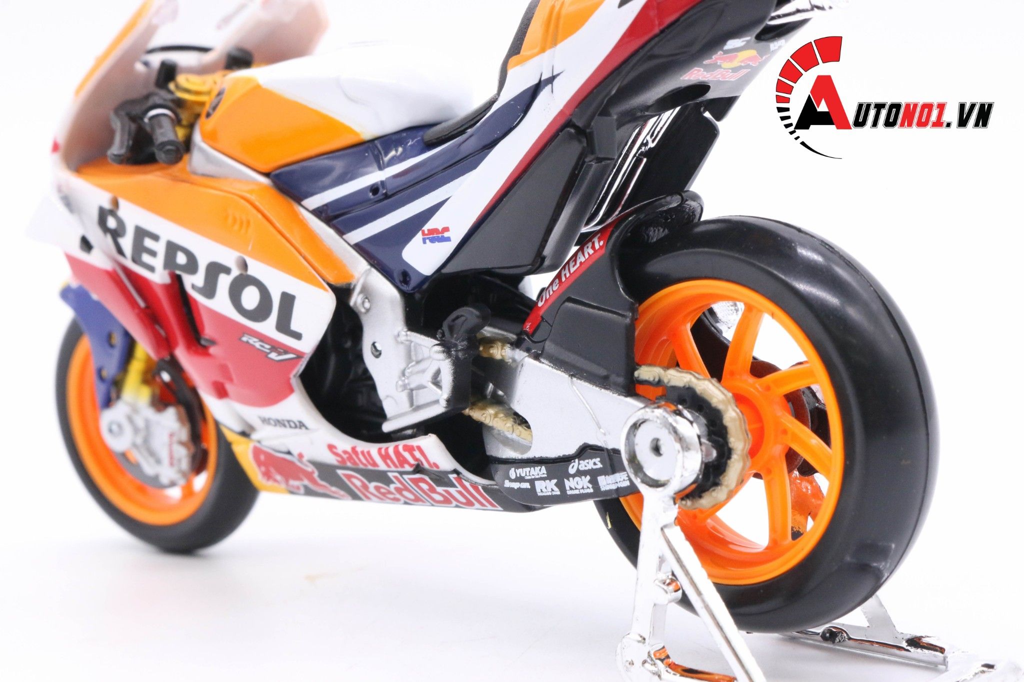  Mô hình xe mô tô GP Honda rc213v repsol 2018 1:18 Maisto 5815A 