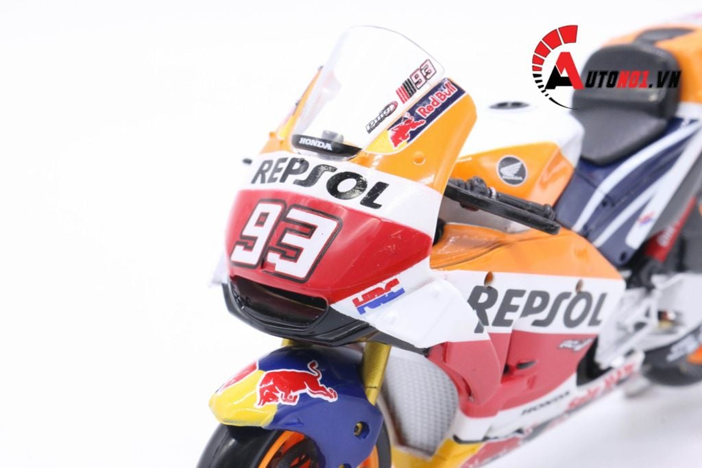 MÔ HÌNH XE MOTO GP HONDA RC213V REPSOL 2018 MARC MARQUEZ NO.93 1:18 MAISTO 5815