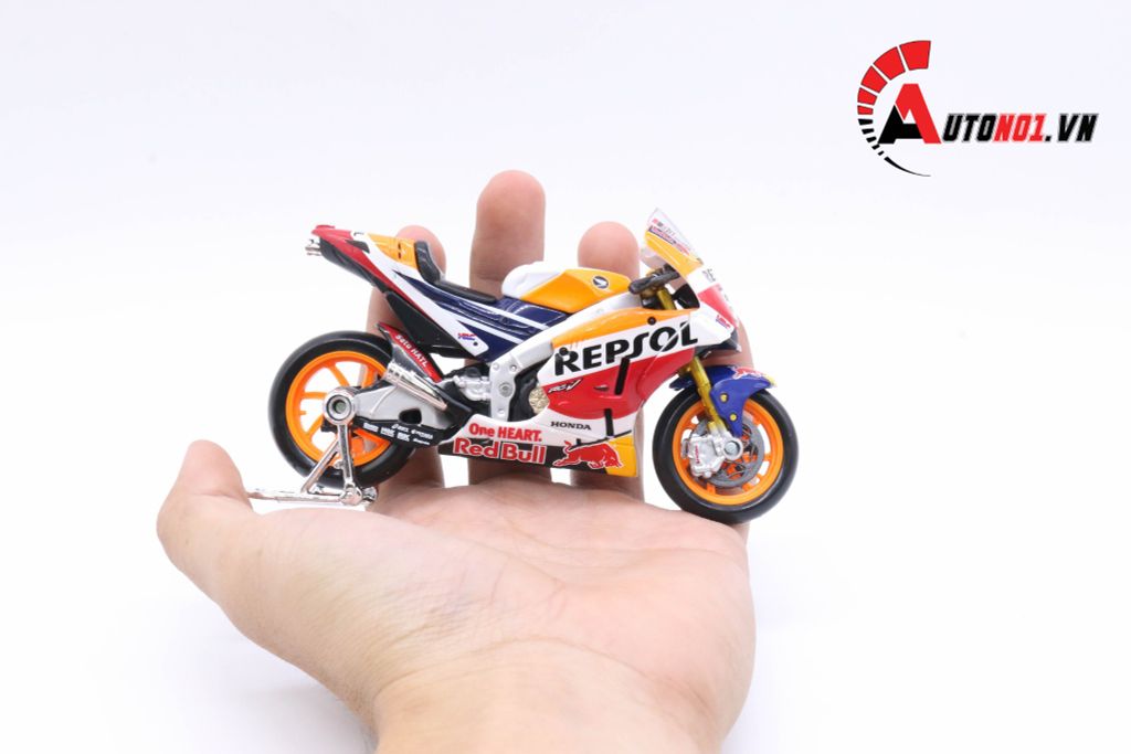 MÔ HÌNH XE MOTO GP HONDA RC213V REPSOL 2018 MARC MARQUEZ NO.93 1:18 MAISTO 5815