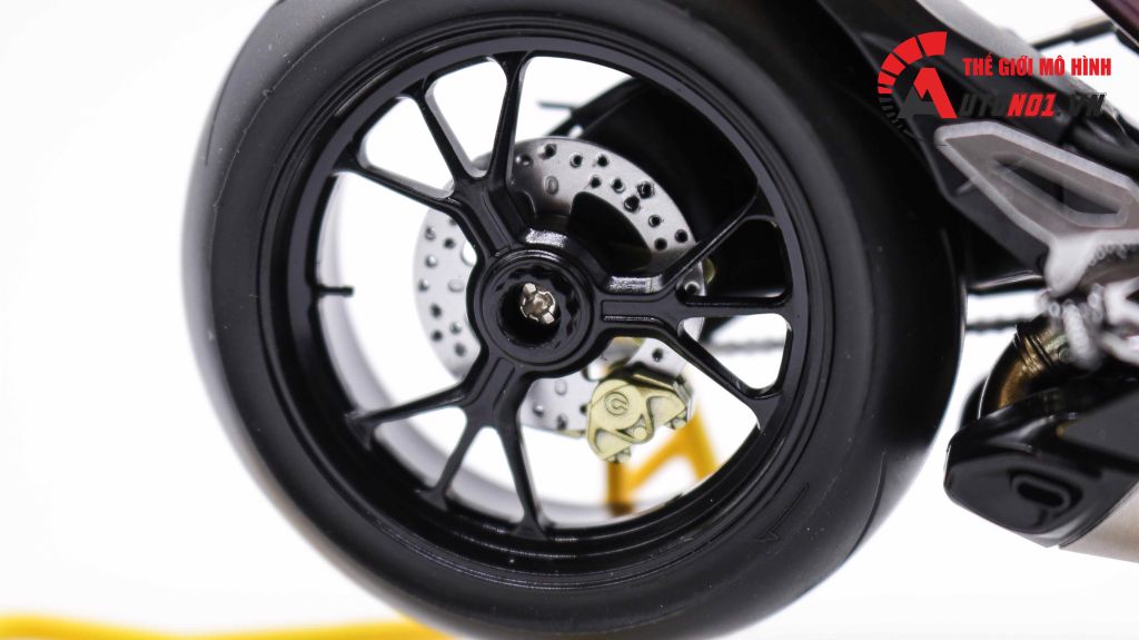 MÔ HÌNH XE ĐỘ DUCATI V4S SUPREME YELLOW TỈ LỆ 1:12 TAMIYA D126