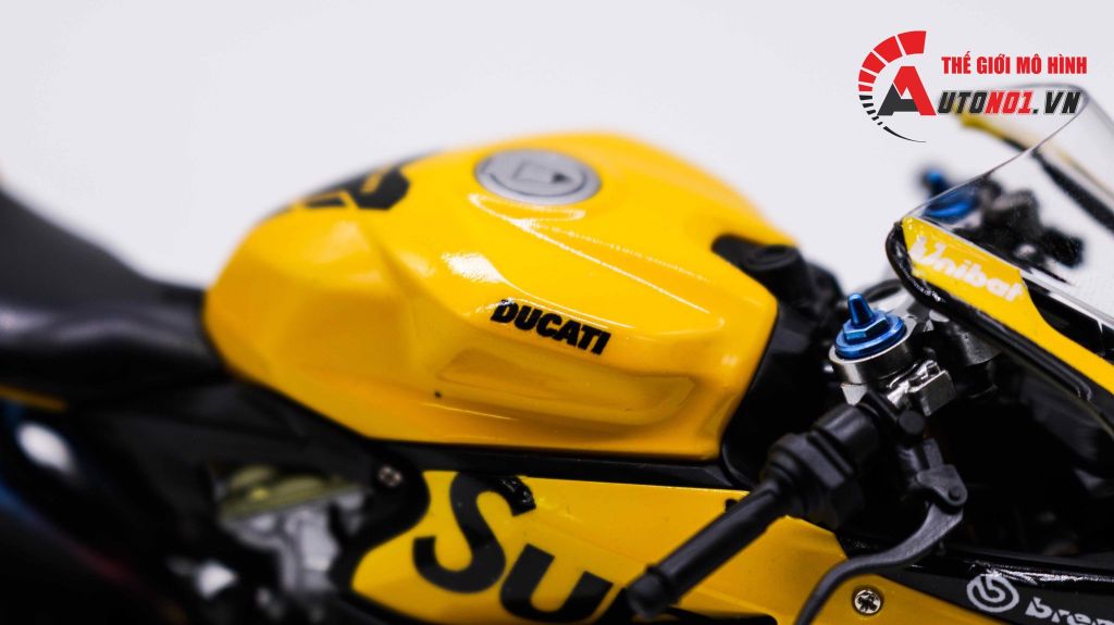 MÔ HÌNH XE ĐỘ DUCATI V4S SUPREME YELLOW TỈ LỆ 1:12 TAMIYA D126