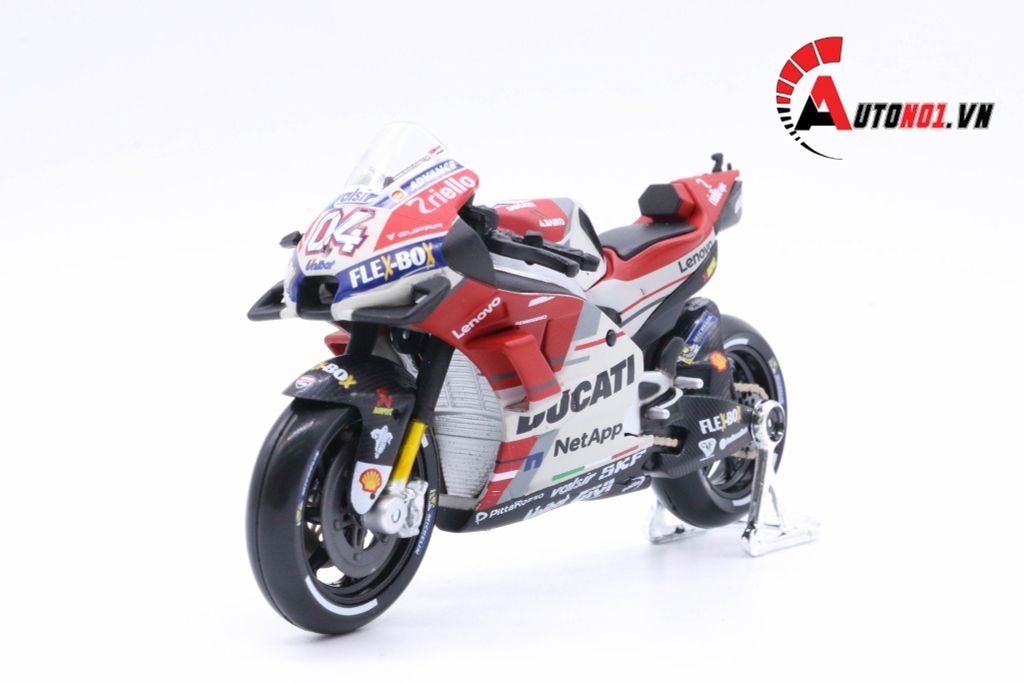 MÔ HÌNH XE MOTO GP DUCATI DESMOSEDICI 2018 NO.4 1:18 MAISTO 5747