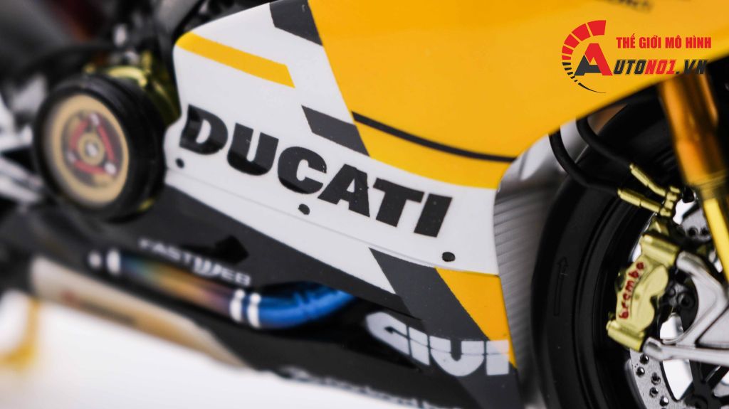 MÔ HÌNH XE ĐỘ DUCATI 899 PANIGALE YELLOW TỈ LỆ 1:12 TAMIYA D126