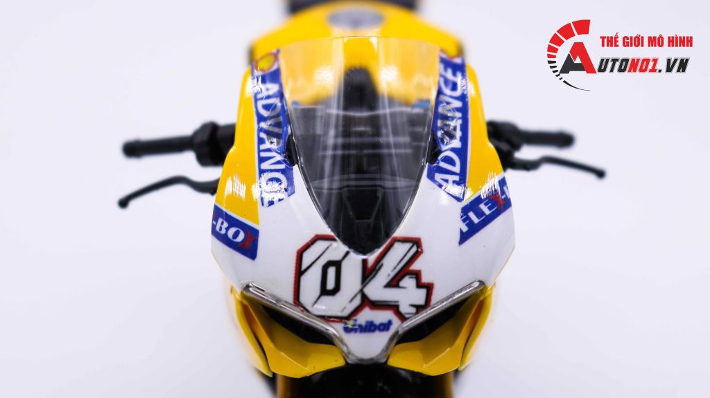 MÔ HÌNH XE ĐỘ DUCATI 899 PANIGALE YELLOW TỈ LỆ 1:12 TAMIYA D126