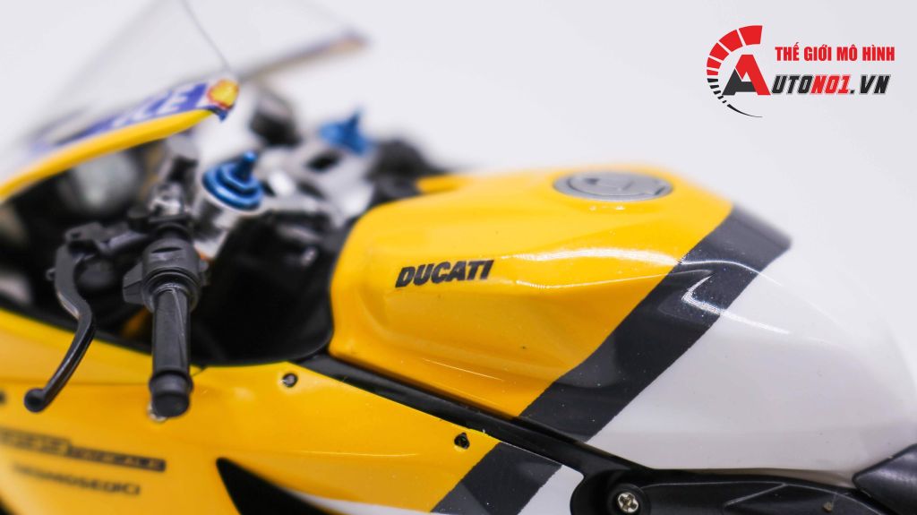 MÔ HÌNH XE ĐỘ DUCATI 899 PANIGALE YELLOW TỈ LỆ 1:12 TAMIYA D126