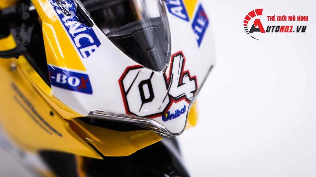 MÔ HÌNH XE ĐỘ DUCATI 899 PANIGALE YELLOW TỈ LỆ 1:12 TAMIYA D126