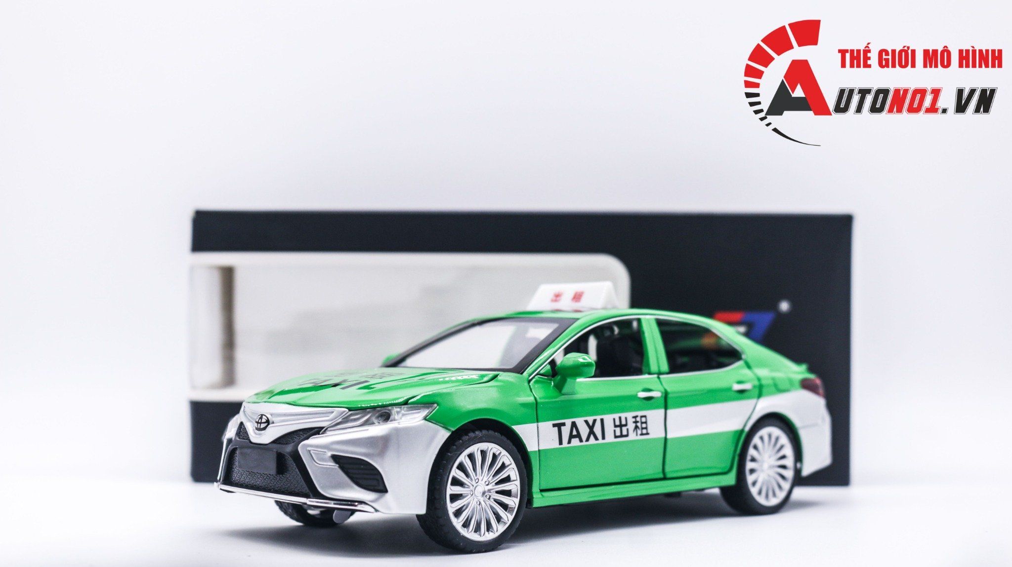  Mô hình xe Toyota Camry taxi tỉ lệ 1:24 CheZhi OT341 