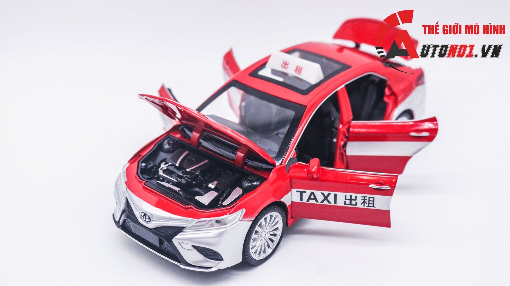  Mô hình xe Toyota Camry taxi tỉ lệ 1:24 CheZhi OT341 