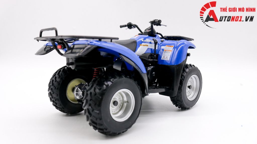 MÔ HÌNH XE ĐỊA HÌNH 4 BÁNH 2002 KAWASAKI PRAIRIE 400 BLUE 1:12 WELLY 7871