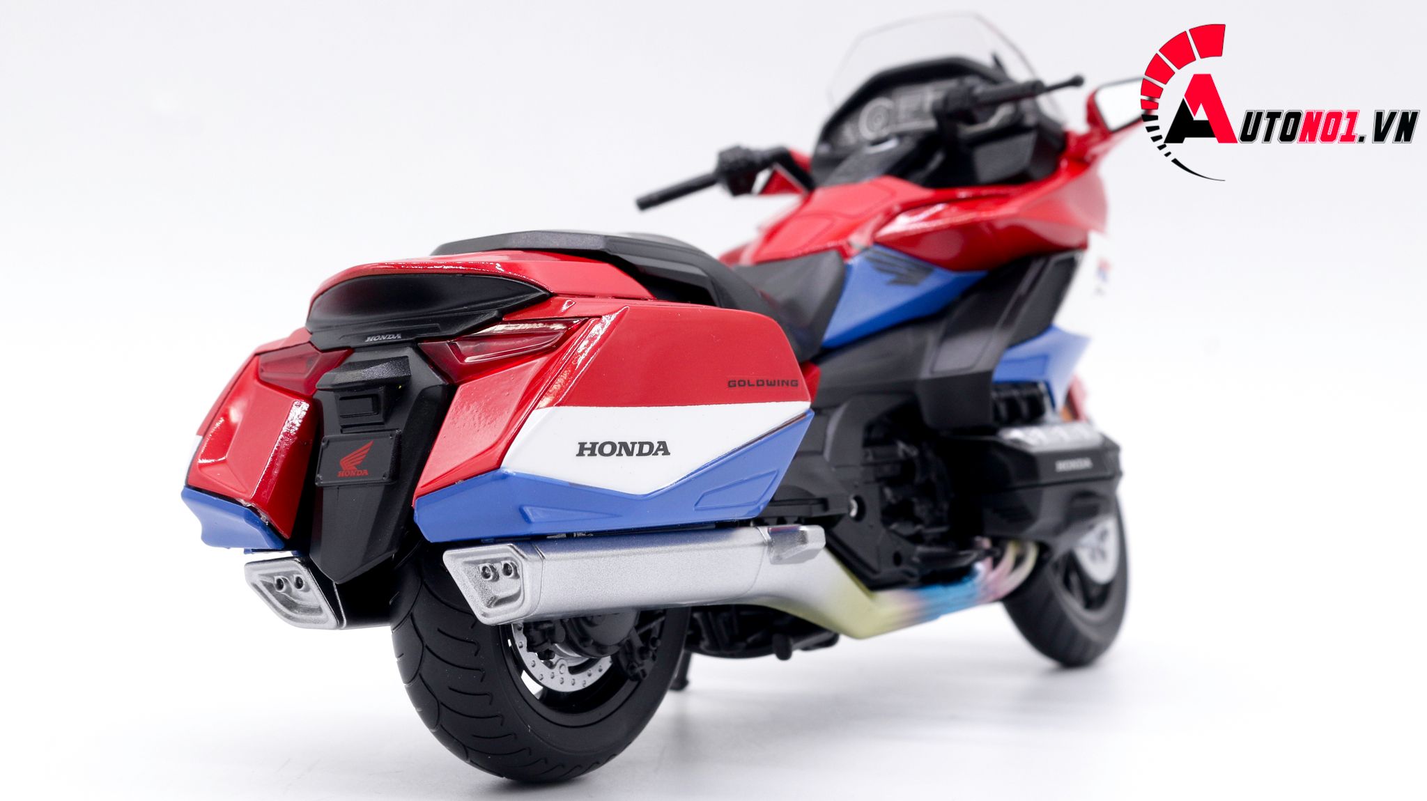  Mô hình xe độ Honda Goldwing 2020 Custom Hrc V2 1:12 Autono1 Welly D169B 