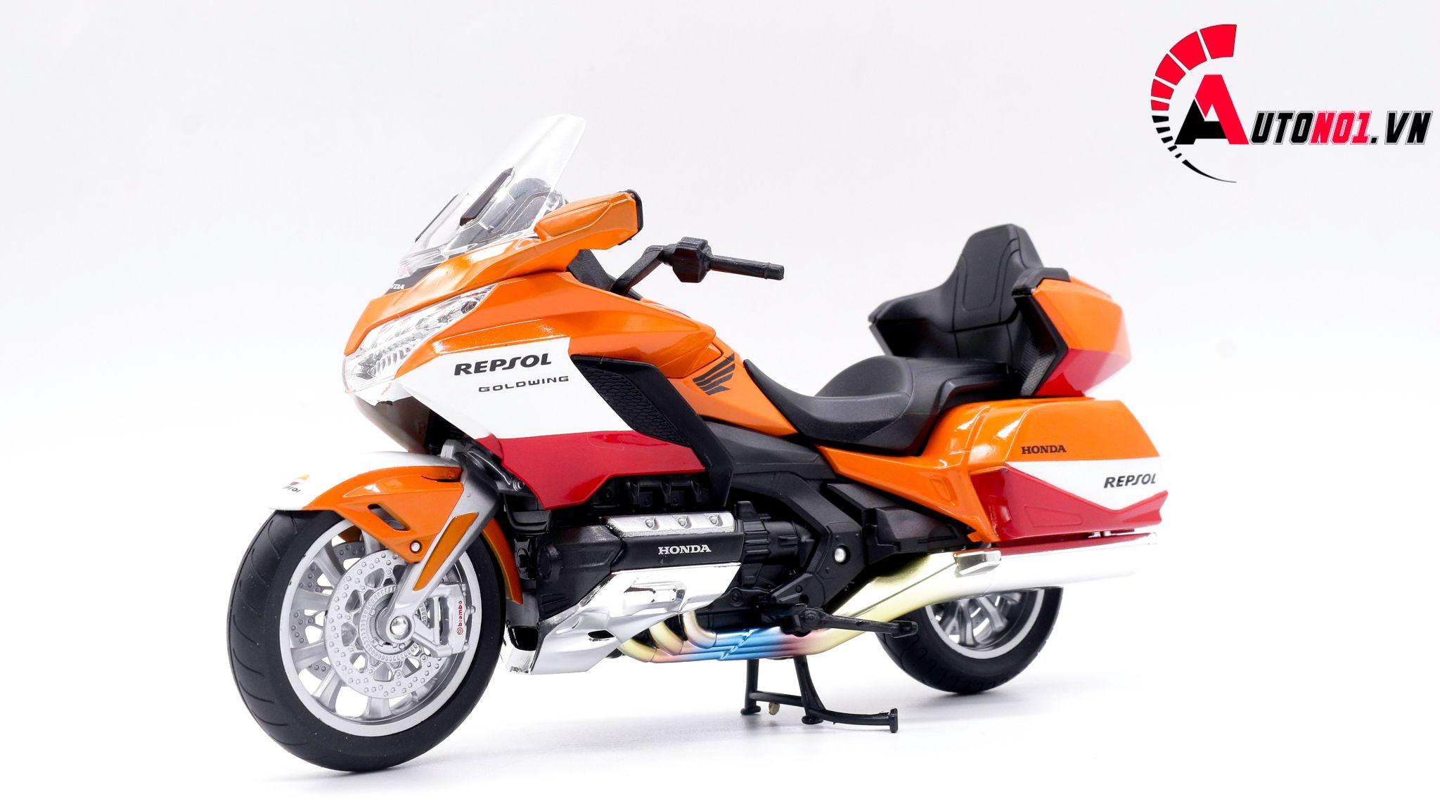  Mô hình xe độ Honda Goldwing 2020 Custom Repsol V2 1:12 Autono1 Welly D169C 