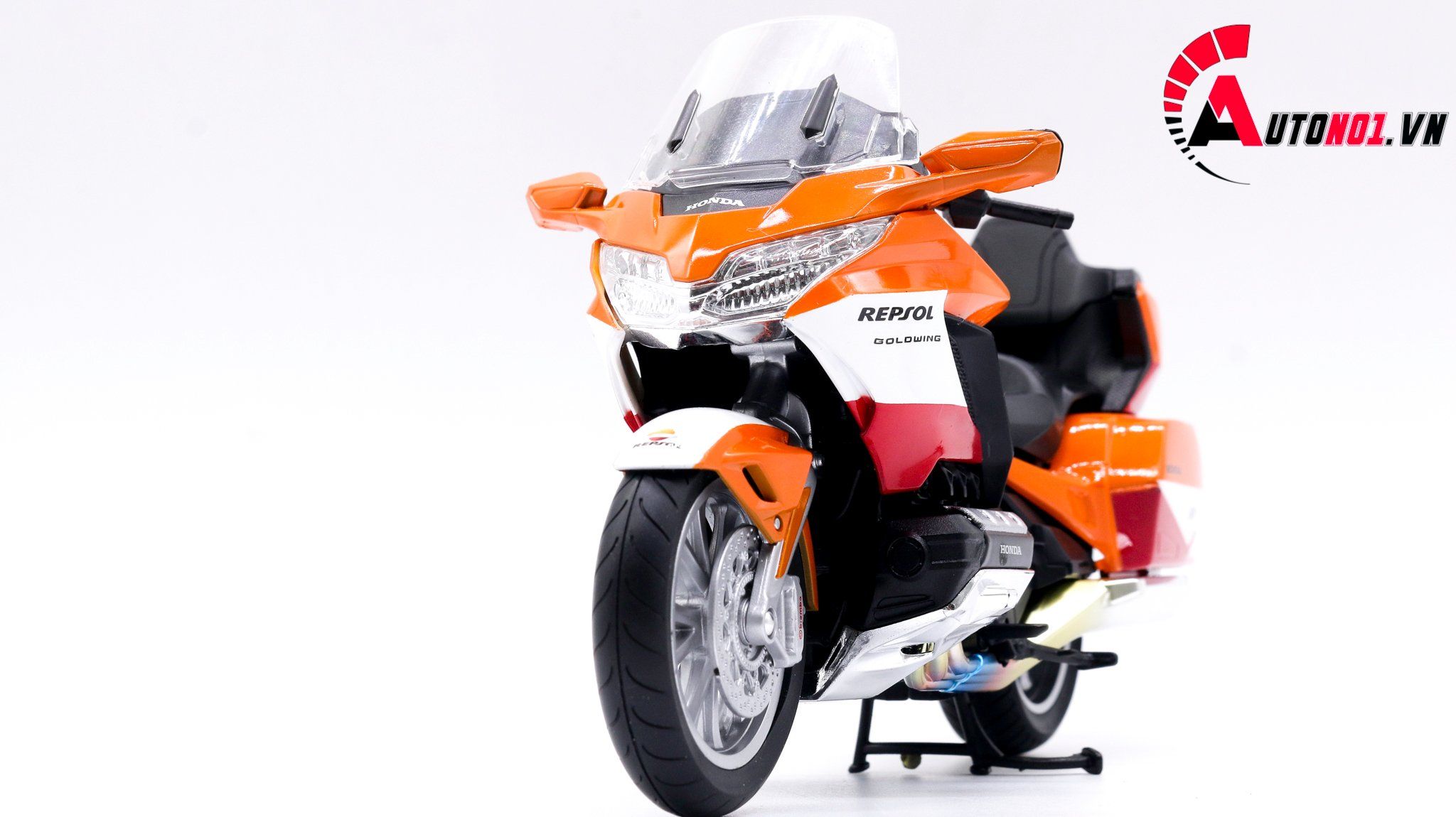  Mô hình xe độ Honda Goldwing 2020 Custom Repsol V2 1:12 Autono1 Welly D169C 