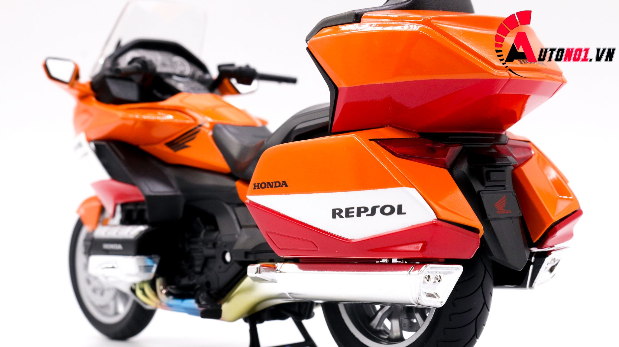  Mô hình xe độ Honda Goldwing 2020 Custom Repsol V2 1:12 Autono1 Welly D169C 