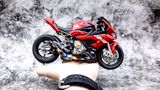  Mô hình xe độ Bmw S1000 2020 Red Pô 1:12 Autono1 Alloy D160A 