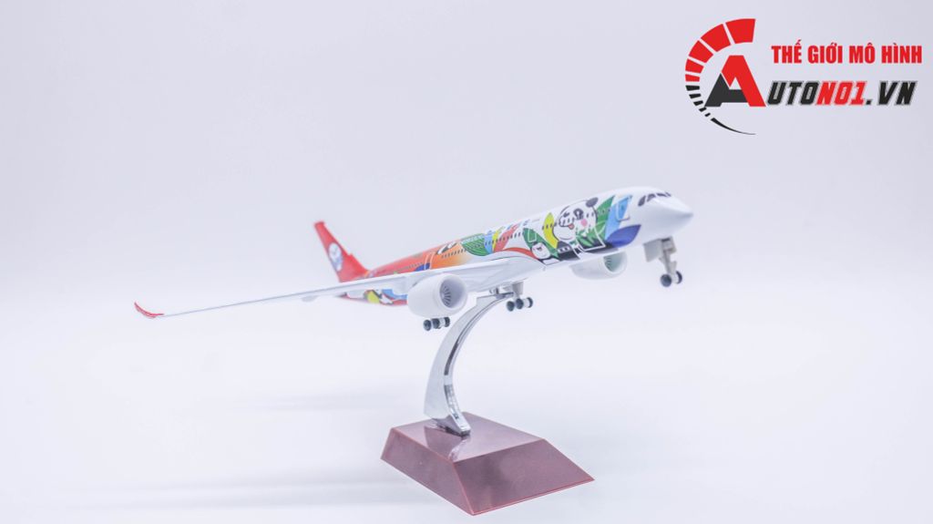 Mô hình máy bay China Sichuan Airlines Airbus A350 có bánh xe 20cm MB20039