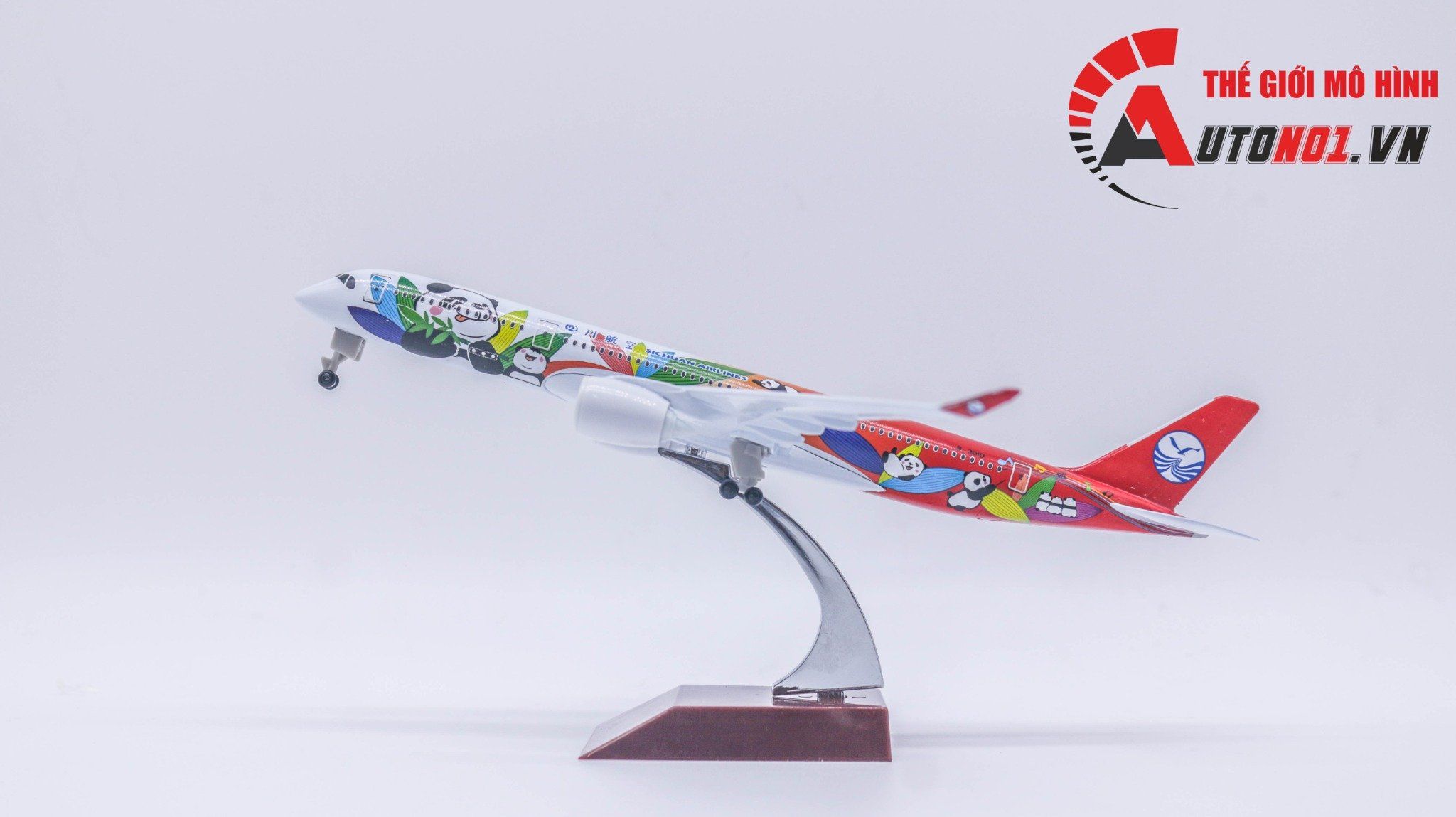  Mô hình máy bay China Sichuan Airlines Airbus A350 có bánh xe 20cm MB20039 